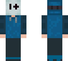 blue mask