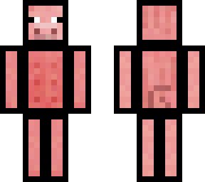 pig with outline