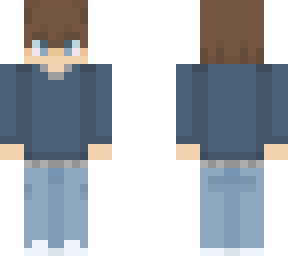 blue sweater