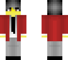male - red suit