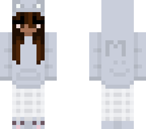cute  pastel blue bunny/bear pajamas