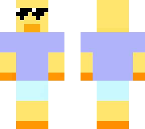 duck in blue