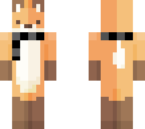 fox in scarf