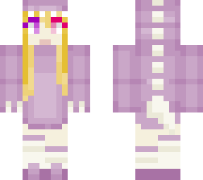 purple dino girl