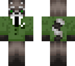 racoon in suit