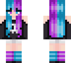 *blue & purple*