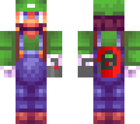 luigi of luigis mansion dark moon with the poltergust 5000
