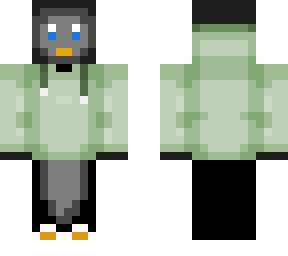 penguin in green hood :)