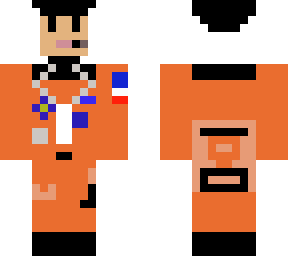 space shuttle space suit. "pumpkin suit"