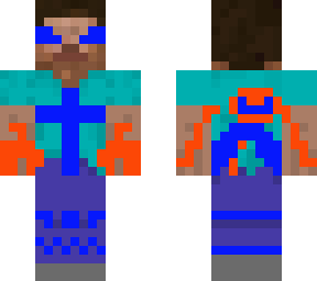 fire blue skin