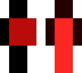 red & black