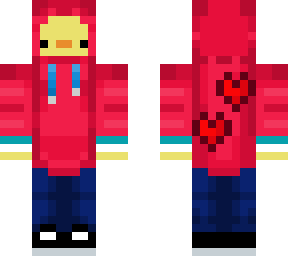 duck in hoodie (redone)