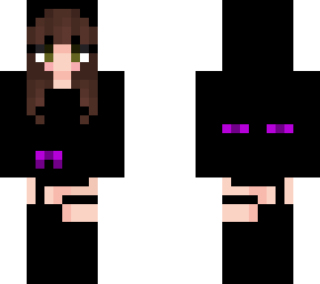 enderman hoodie girl