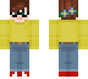 my skin w/ glasses