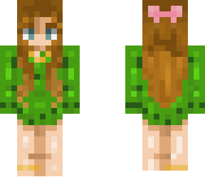 deli brown hair bow girl skin