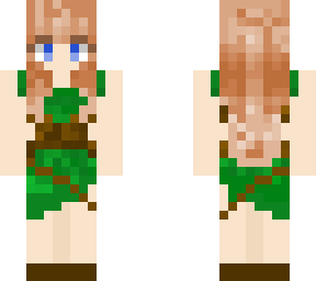 female archer woodland dress imporve version