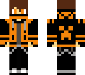 orange gamer with mask