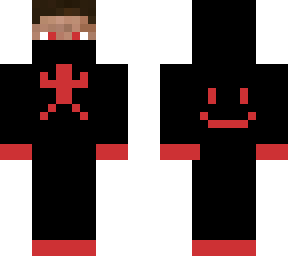 red black night