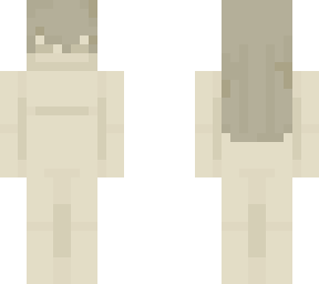straight brown hair (bangs) skin base