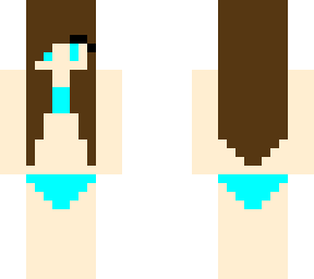 cyan swimsuit