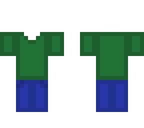 green t-shirt