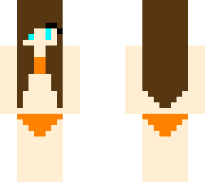 orange swimsuit