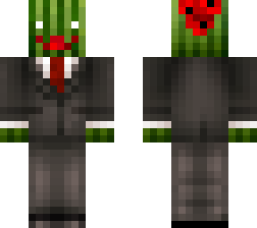 watermelon monster in suit