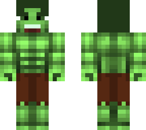 hulk with brown pants