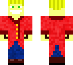 adventurer-blond, green eyes