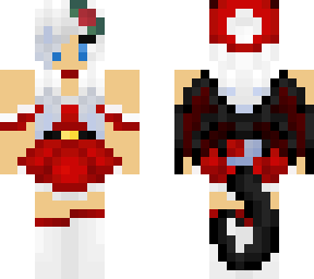 christmas dragon girl