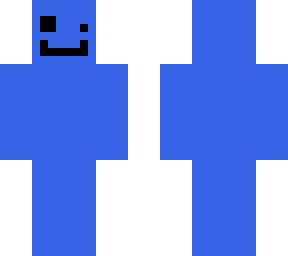 happy blue guy