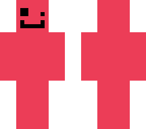happy neon pink guy