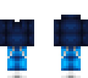 ob - dark blue hoodie w/ fire arms & pants