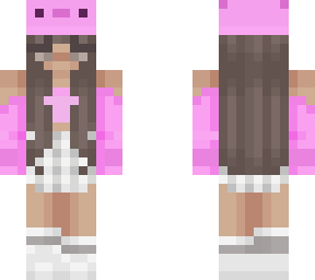pink and rosa axolotl girl