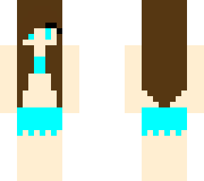cyan swim skirt (pool party)