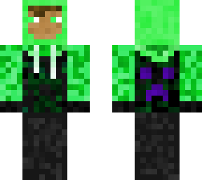 green creeper hoodie