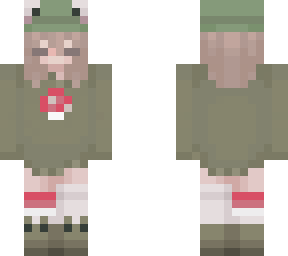 mushroom frog girl