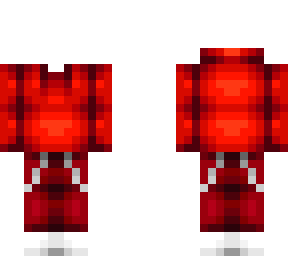 ob - red sweater & pants w/ yellow flame