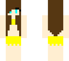 pool party (yellow swim skirt)