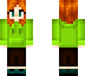 girl with headphones and green hoodie (updated)