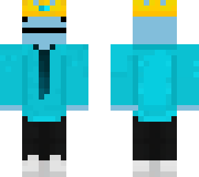 light blue suit man