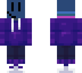 my purple skin with the new twitch cape
