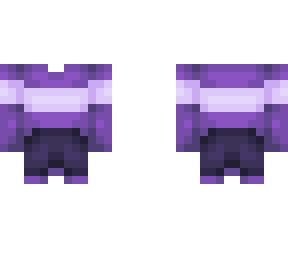 ob - purple top w/ stripe & shorts