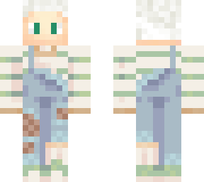 pastel overalls