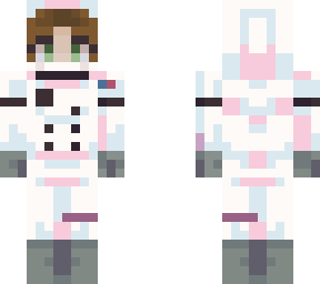 pink astronaut girl