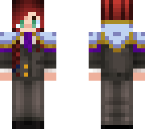 tuxedo with braid and cape