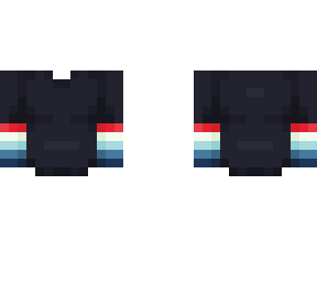 black blue and red sweater base
