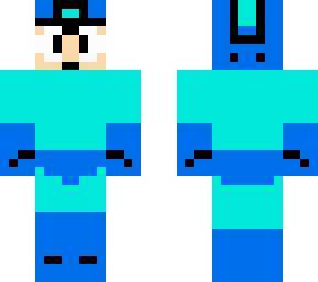 mega man (without weapon, 8-bits style)