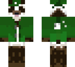 panda but green coated