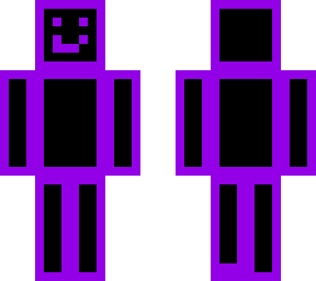 purple outline
